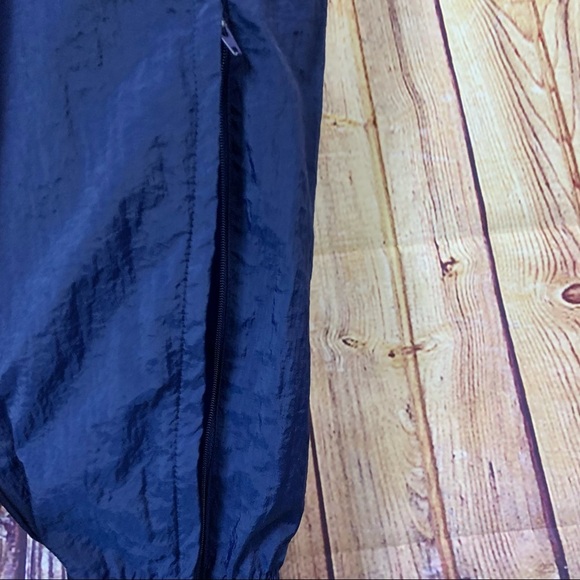 Nike Navy Nylon Elastic Waist Windbreaker Pants - Picture 6 of 14